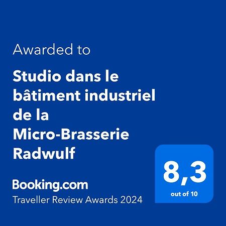 דירות Vieux-Ferrette Studio Dans Le Batiment Industriel De La Micro-Brasserie Radwulf מראה חיצוני תמונה